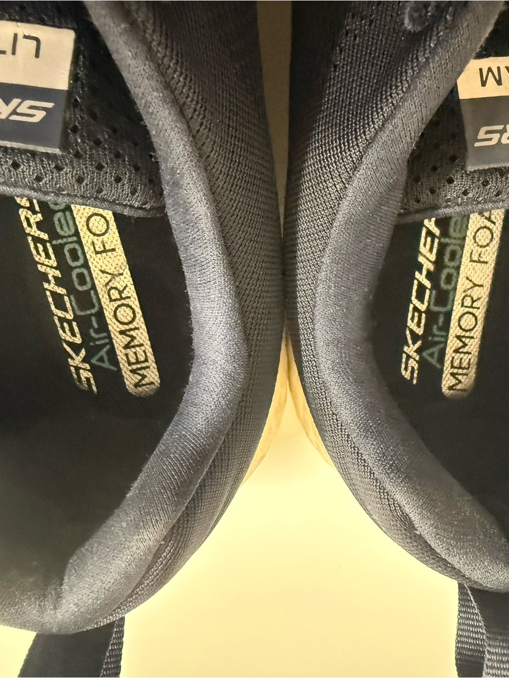 Skechers Men's Navy Knit Lite-Foam Athletic Sneakers - Picture 9 of 12